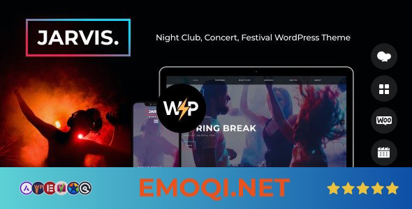 Download Jarvis v1.8.10 – Night Club, Concert, Festival WordPress Theme